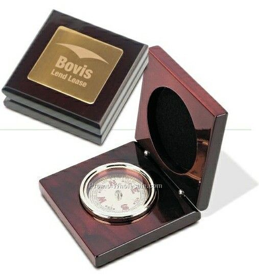 3-1/2"x3-1/2"x1" Commander Compass W/ Case