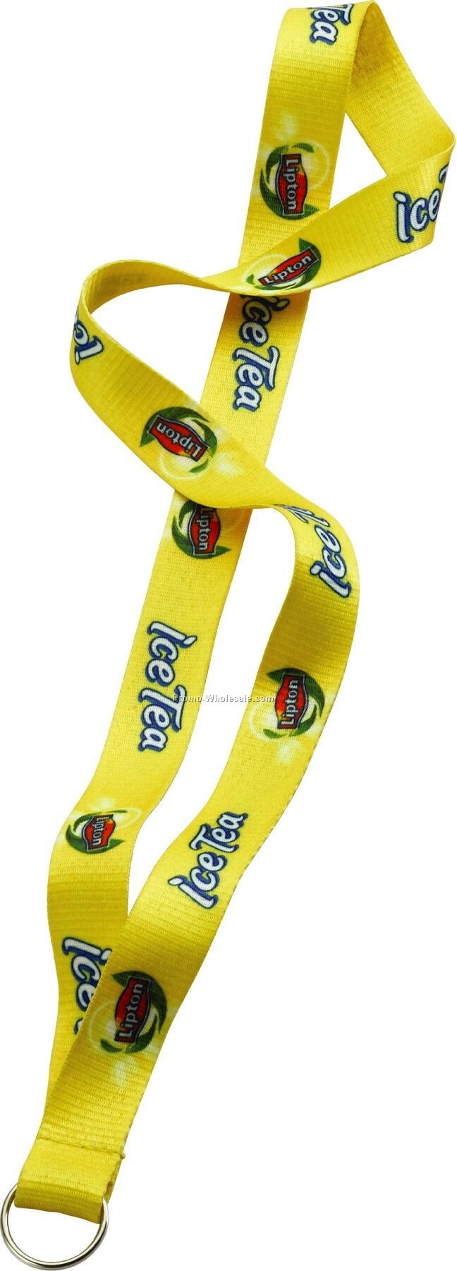 3/4" Imported Dye Sublimated Lanyard With Sewn Split Ring