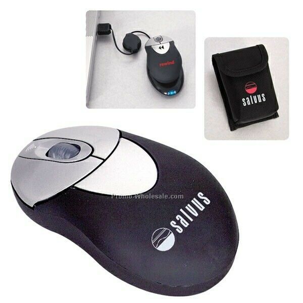 3"x5-1/2"x1-1/2" Rechargeable Optical Wireless Mouse (Not Imprinted)