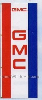 3'x8' Single Face Dealer Interceptor Logo Flags - Gmc