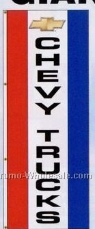 3'x8' Stock Single Face Dealer Rotator Logo Flags - Chevy Trucks