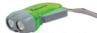 4" Green Rechargeable Flashlight W/ No Battery Needed