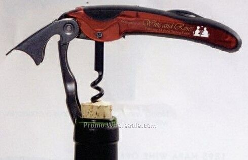 4-5/8"x1-1/2"x7/16" Bordeaux Corkscrew Wine Opener