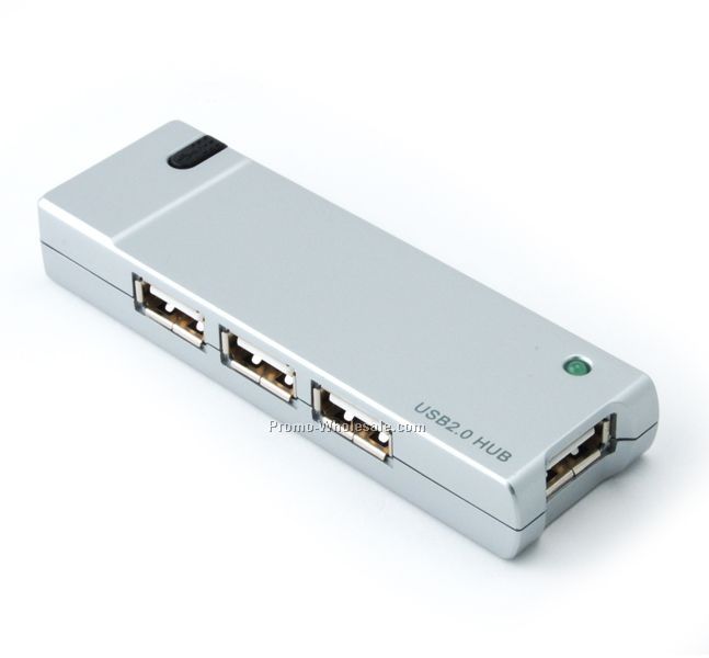 4 Port 2.0 USB Slim Hub Ub07