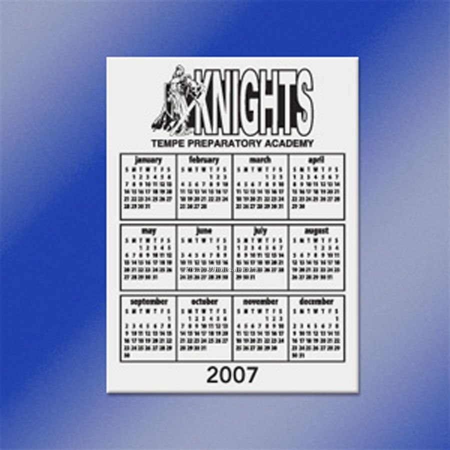 4"x3" Schedule Magnet