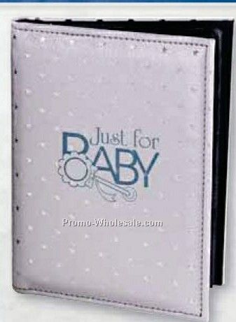 4"x6" Silver Star Photo Leatherette Album