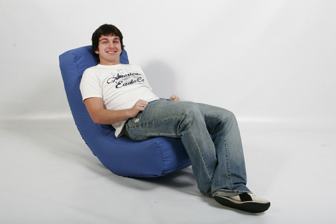 45"x20"x25" Twill Game Rocker Bean Bag Chair (Embroidered)