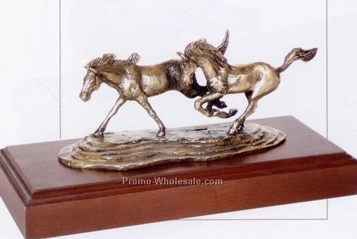 5-1/2" The Mavericks Horse Sculpture