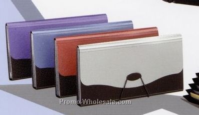 5-1/2"x10-1/2"x1-3/16" Handy Expanding File - 4 Color