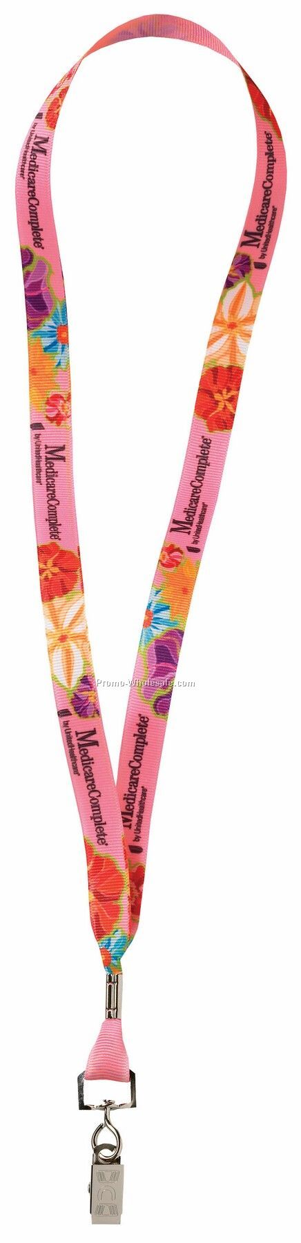 5/8" Full Color Poly Ribbon Lanyards With O-ring Attachment