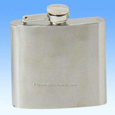 5 Oz Stainless Steel Liquor Flask (Screened)