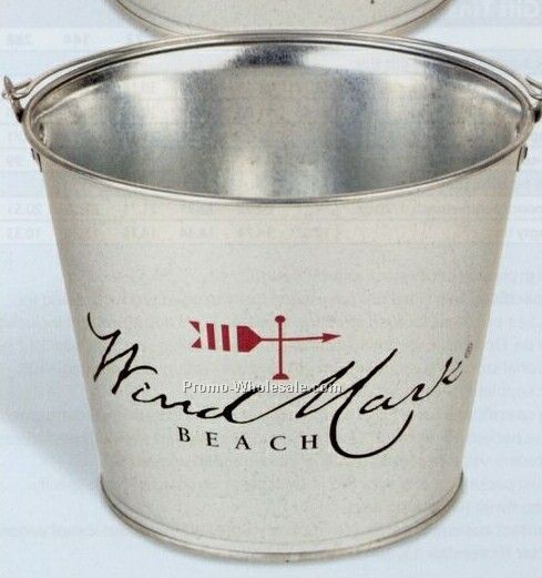 5 Quart Galvanized Metal Pail