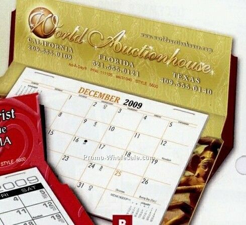 5600 Rite-a-date Desk Calendar (Black Trim) - After June 1