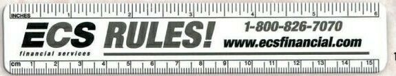 6" Ruler (Express 3 Day Service)