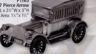 6"x2-3/4"x3"antique 1917 Pierce Arrow Automobile Bank