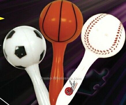 7" Sports Maraca - Baseball