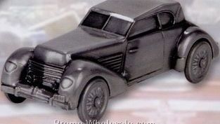 7"x2-3/4"x2-1/4" Antique 1936 Cord Automobile Bank