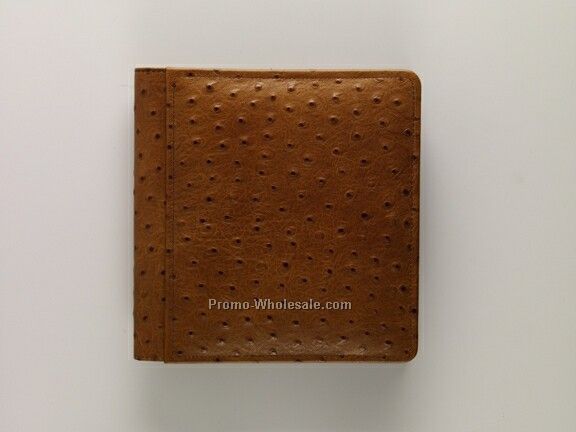 7"x8" Single Page Photo Album For 3-1/2"x5" Photos (Bronze Crocodile)