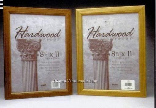 8-1/2"x11" Solid Oak Hardwood Frame (Natural Oak)