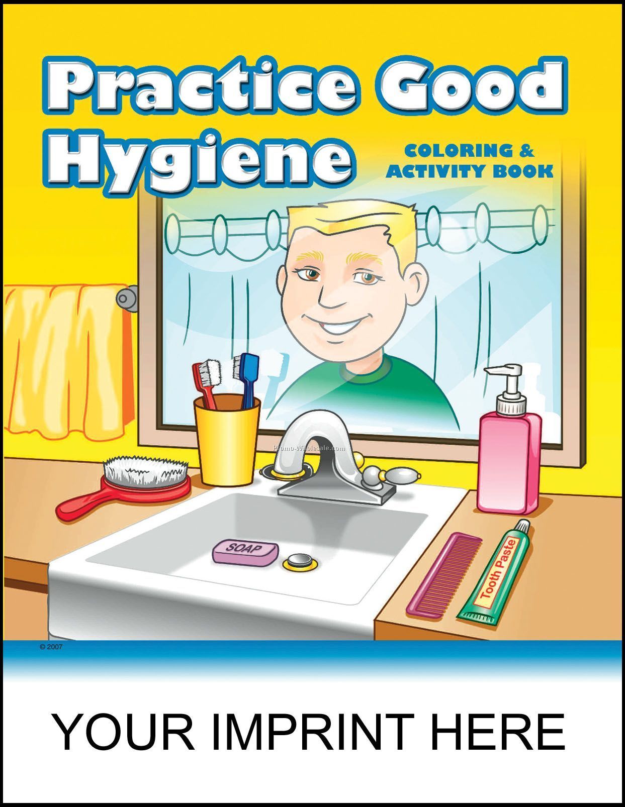 8-3/8"x10-7/8" Practice Good Hygiene Coloring & Activity Book