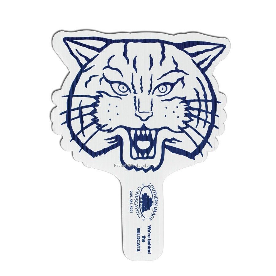 8"x12" Bobcat Standard Hand Fan