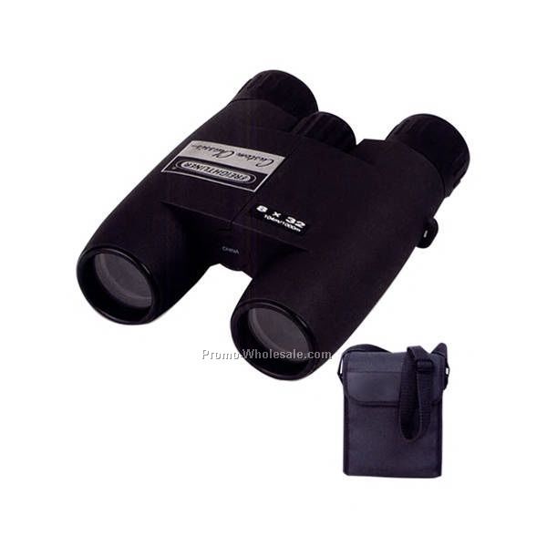 8x32 Rubber Binoculars With Case