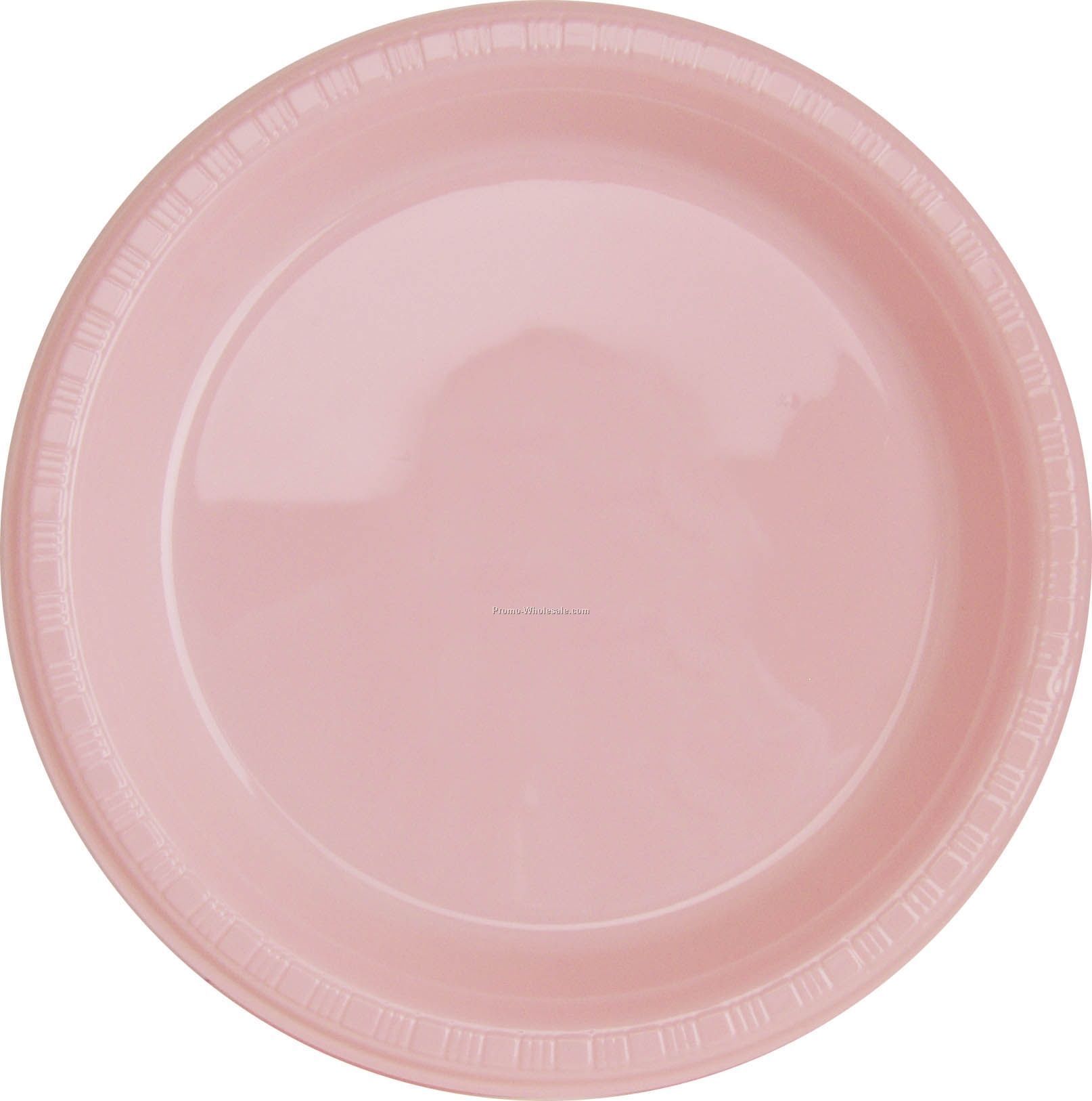 9" Classic Pink Colorware Paper Plate