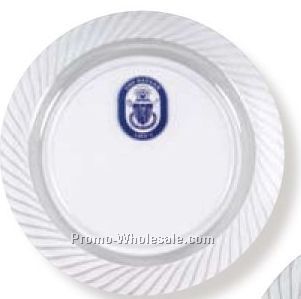 9" Clear Plastic Plates (Express Shipping)