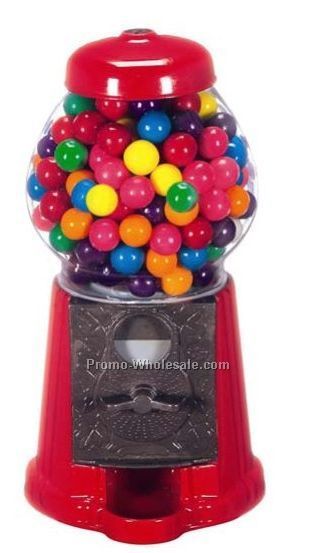 9" Metal & Glass Gumball Machine