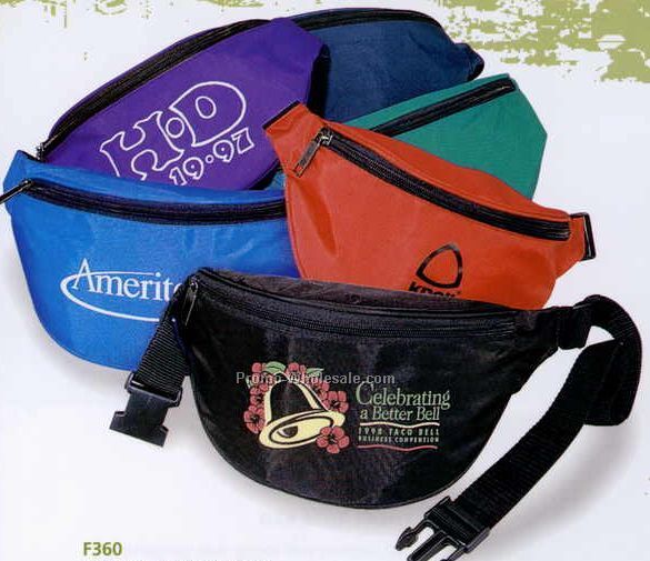 9"x4-1/2"x2-1/2" Deluxe Fanny Pack (Screened)