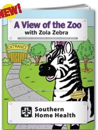 A View Of The Zoo With Zola Zebra Coloring Book
