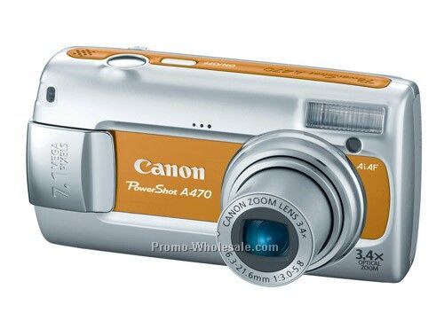 A470 Canon Digital Camera (Orange)