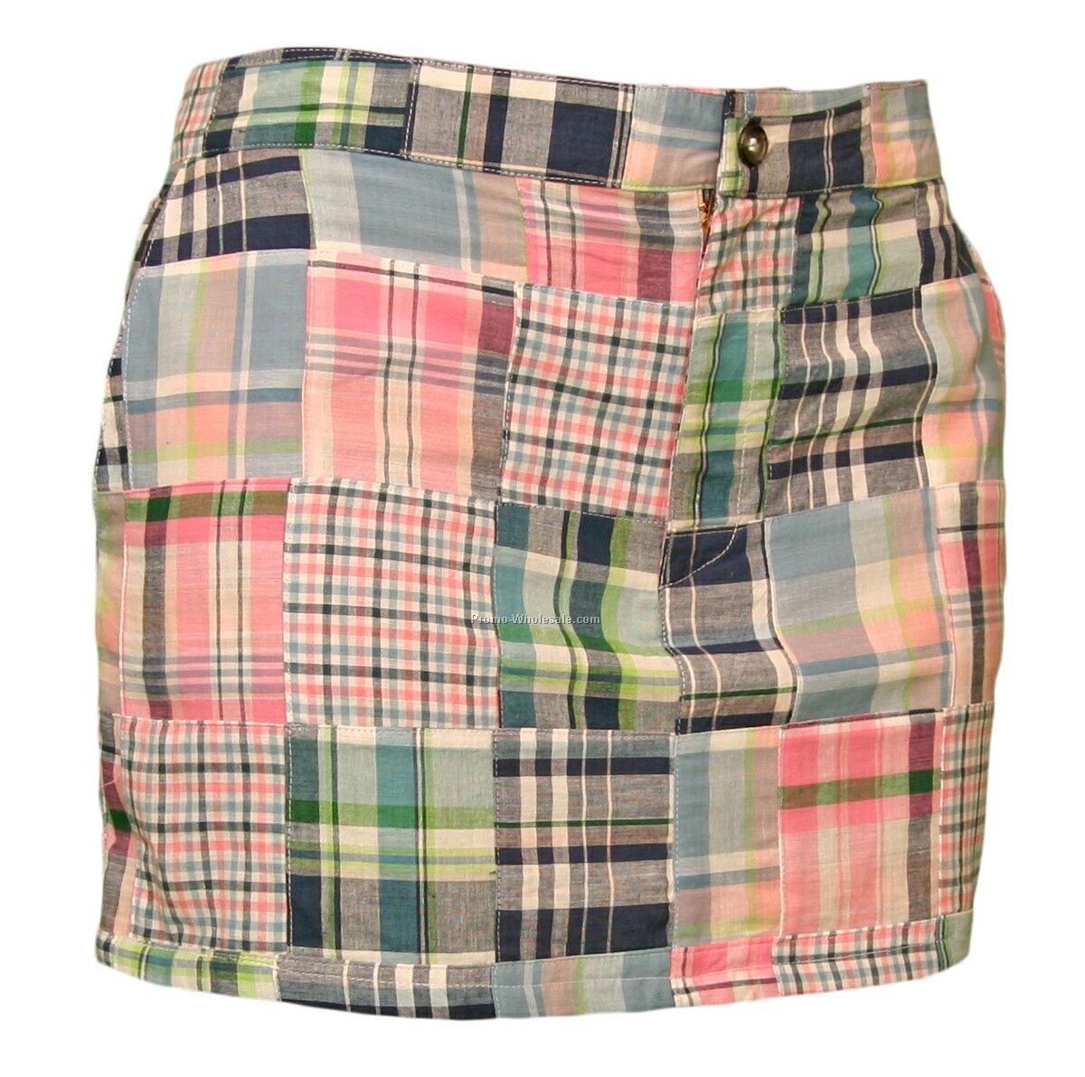 Adults' Madras Low Rise Campus Skirt (Xs-xl)
