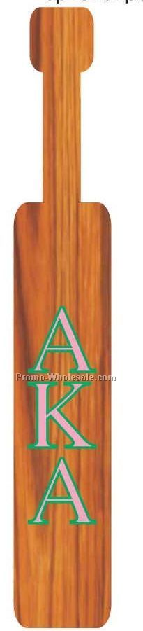 Alpha Kappa Alpha Sorority Paddle Bookmark W/ Black Back