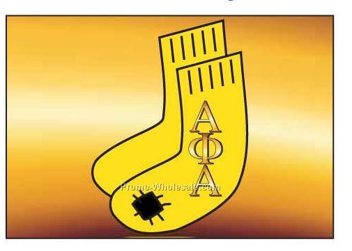 Alpha Phi Alpha Fraternity Socks Badge W/ Metal Pin (2-1/8"x3-1/8")