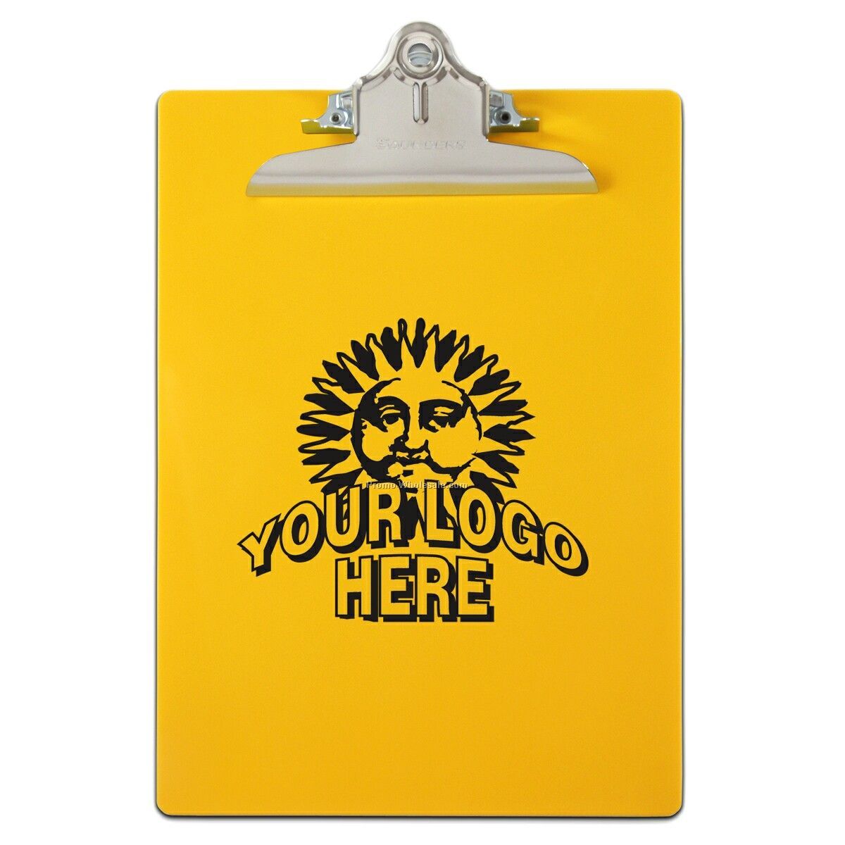 Antimicrobial Recycled Plastic Clipboard - Yellow