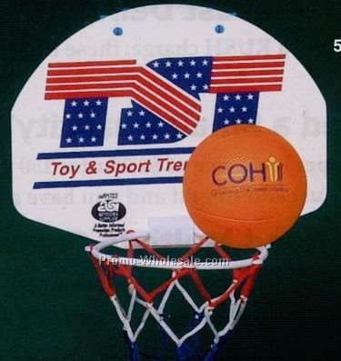 Basketball Backboard Hoop And Net