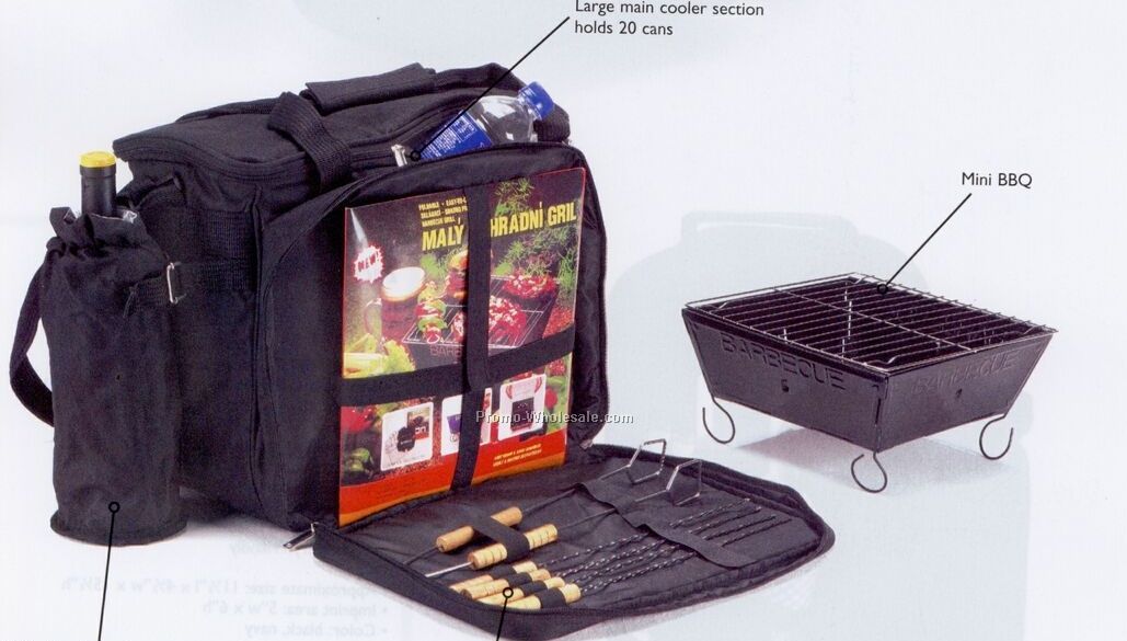 Bbq Cooler Bag With Mini Grill