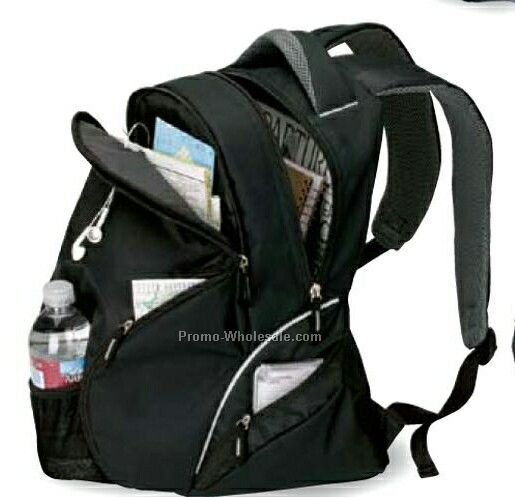 Black Mauro Backpack 15"x17-1/2"x11"