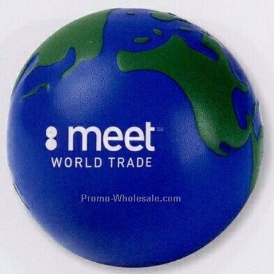 Blue/ Green Global Stress-ease Ball (Standard Shipping)