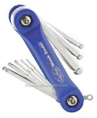 Blue Anodized 8 Piece Metric Hex Key Set