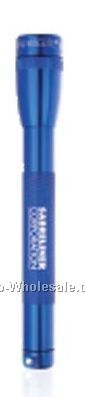Blue Mini Mag-lite AA Flashlight (5-3/4"x1"x11/16")