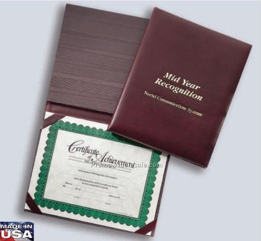 Bonded Leather Certificate Presenter/ Diploma Holder