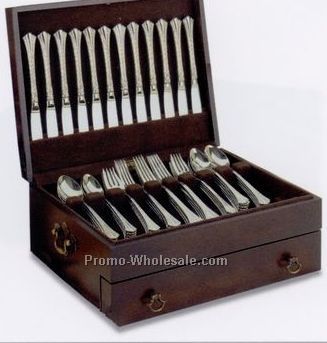 Bristol Flatware Chest/ Black