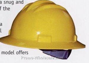 Bullard Standard Series Hard Hat W/ Round Front (4 Pt Ratchet Suspension)