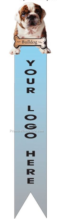 Bulldog Bookmark W/ Black Back