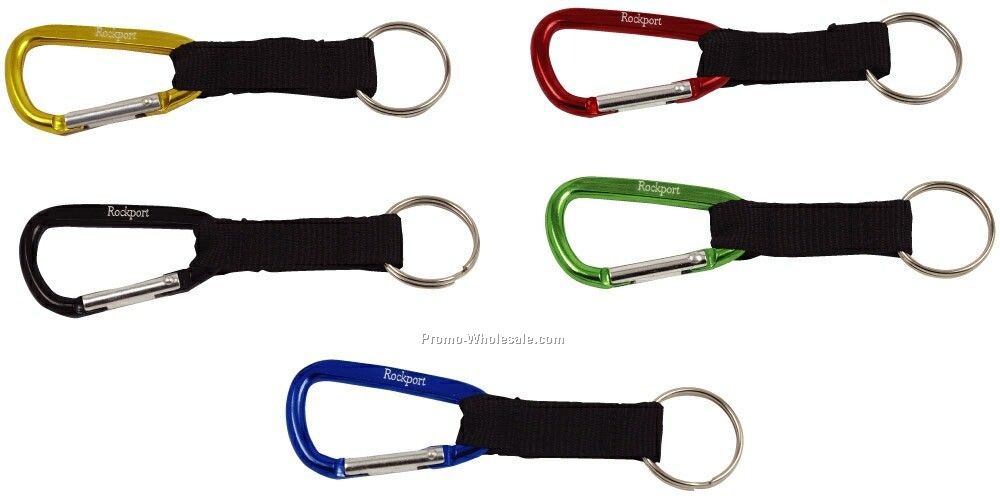 Carabiner 5mm With Strap (Standard Production)