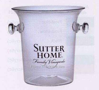 Clear Wine Bucket With 2 Handles