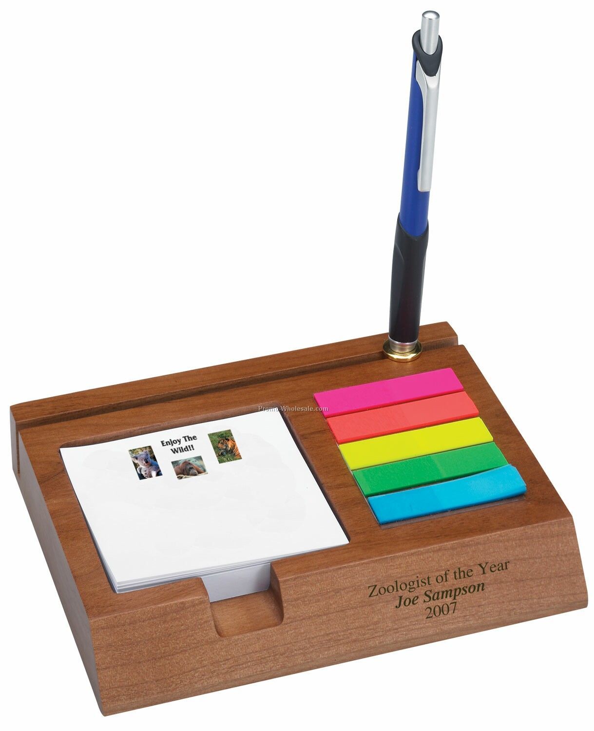 Club Level Wood Note & Flag Holder