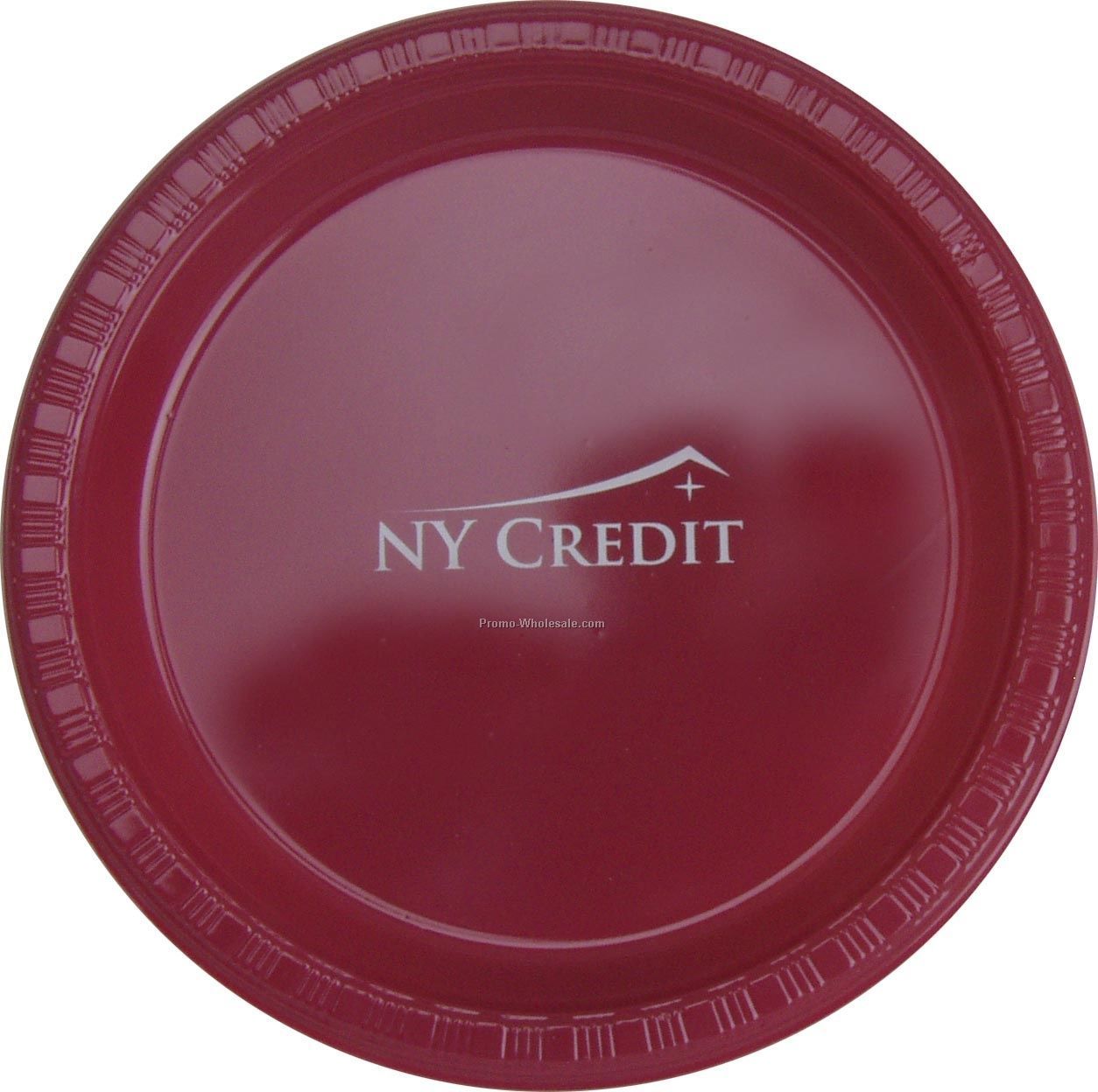 Colorware 7" Burgundy Royale Red Plate